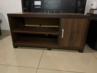 Double bed and tv stand for sale