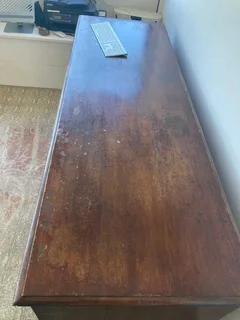 Handsome and solid office desk -- reduced price