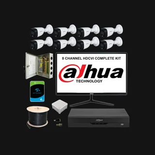 8 Ch Dahua Dvr  Kit 1080n