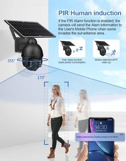 4G Outdoor Security Camera: R6499 incl Installation