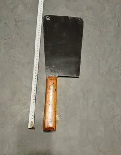 Antique butchers meat cleaver