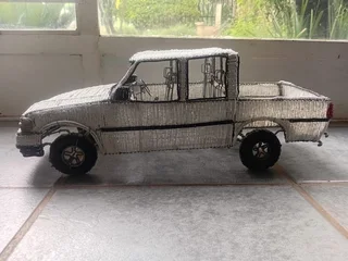 Huge wire and beads car  (&#39;bakkie&#39;) Isuzu