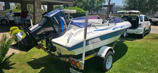 17ft Esprit Boat with 200hp Mariner also rigged rigged for bass fishing