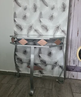 Half-moon side table