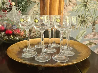 Crystal Sherry Glasses