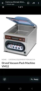 Industrial vacuum sealer Vacuum pack mechine vm12 serviced Call or WhatsApp 0722380408