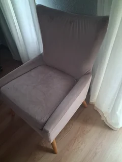 High back chair