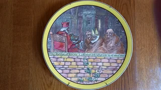 Ceramic wall plaque - The Jackdaw of Rheims