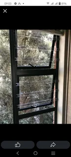 Clear view safety strips.