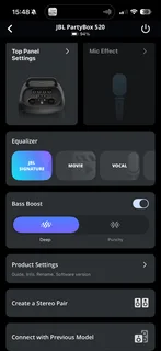 JBL Partybox 520, proof of purchase + warranty. A beast at 400W RMS!