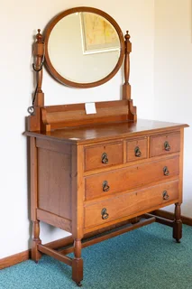 Meranti Dresser with mirror