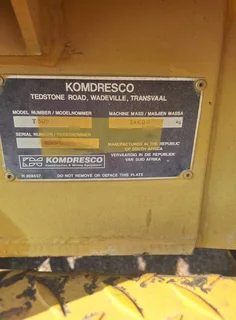 KOMDRESCO T5O5 DRESSER (Grader)