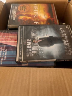 Box of DVDs for Sale – Mixed Titles