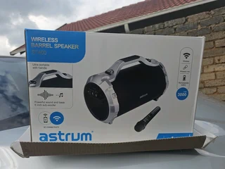 Astrum Wireless Barrel Speaker 25W ST400 Black