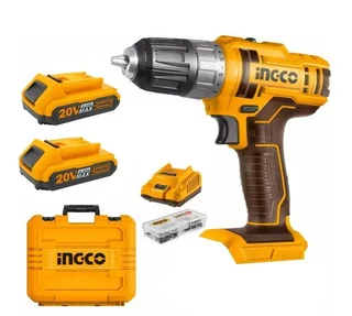 Ingco li ion cordless impact drill m e g a c o m b o k i t (20 v) new