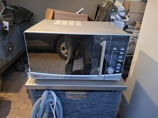 Defy Silver Finish Microwave Oven