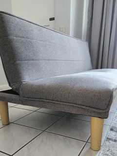 MYLES FABRIC SLEEPER COUCH - GREY