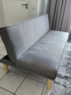 MYLES FABRIC SLEEPER COUCH - GREY