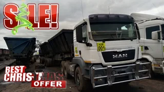 Combo Deal: 2015 Man Tgs 27.440   + 2008 Roadhog 45cube Side Tipper Link Trailer For Sale