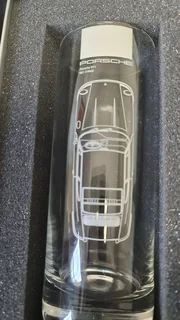 PORSCHE Germany OFFICIAL COLLECTIBLE GLASSES set of four Highball