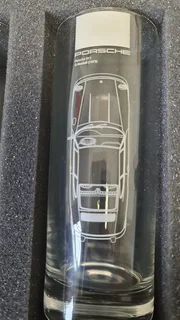 PORSCHE Germany OFFICIAL COLLECTIBLE GLASSES set of four Highball