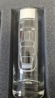 PORSCHE Germany OFFICIAL COLLECTIBLE GLASSES set of four Highball