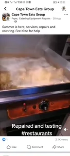 Fryers and catering repairs
