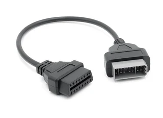 OBD Cable Adapter for Nissan 14 Pin Male to 16 Pin Female OBD2