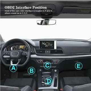 YM519 Fault Code Scanner OBD2 Code Reader Diagnostic Code Reader Check Engine System Battery Tester