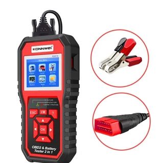 Konnwei KW870 Vehicle OBD2 Scanner Car Diagnostic Scanner and Battery Tester Tool