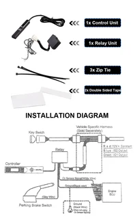 Universal Car Turbo Timer Black Color, White Led, Digital Display
