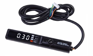 Universal Car Turbo Timer Black Color, White Led, Digital Display
