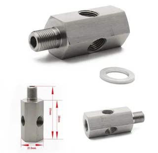 Oil Pressure T-adapter for Turbo oil feed line