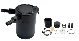 Universal oil catch tank - 2 or 3 port catch cans