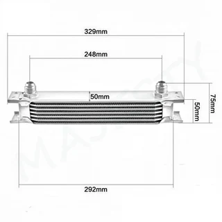 UNIVERSAL 7 ROW AN-10AN UNIVERSAL ENGINE TRANSMISSION OIL COOLER