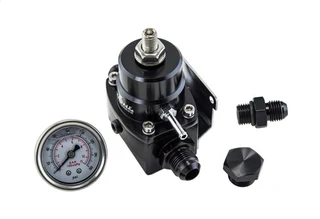High Pressure Fuel Regulator w/ boost -8AN 8/8/6 - Fuel Pressure Regulator with gauge – 1 to 75 psi
