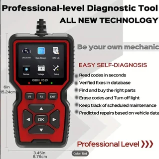 V519 Multifunction Vehicle Diagnostic Tool and Error Eraser