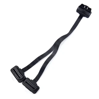 OBDII Extensions Dual Connector Y-Splitter OBDII 16PIN Male to Female Connection Cable
