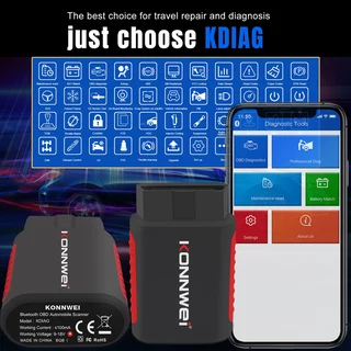 KONNWEI KDIAG - ALL System Car Diagnostic Tool Multi Resets ALL OBD2 Scanner Code Reader Read Erase