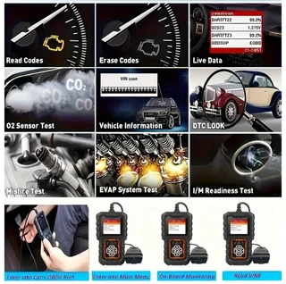 OBDII Vehicle Diagnostics Scanner Engine Fault Code Reader