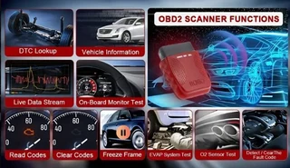 FA40 built-in wireless 4.0 OBD2 Diagnostics code scanner and error eraser