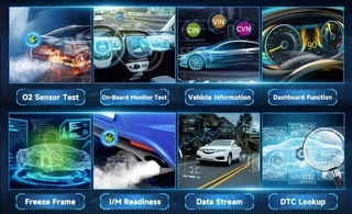 FA40 built-in wireless 4.0 OBD2 Diagnostics code scanner and error eraser