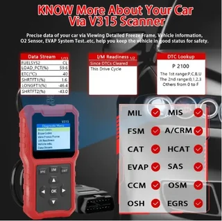 V315 Diagnostic Tool for vehicles