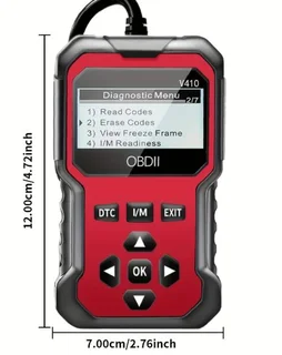 V410 - OBDII Diagnostic Tool for Cars: Code Reader &amp; Engine Fault Scanner with Diagnostics