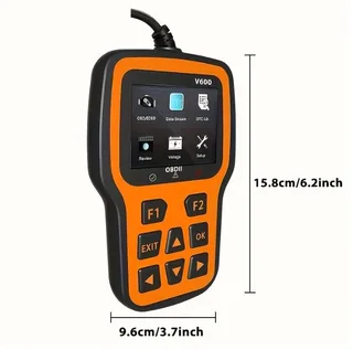 V600 Diagnostic Tool - OBD2 Diagnostic Scanner Tool - Engine Fault Code Reader, Batt Tester, I/M