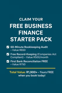 Free Business Finance Accounting Starter Pack – Value R1,900+