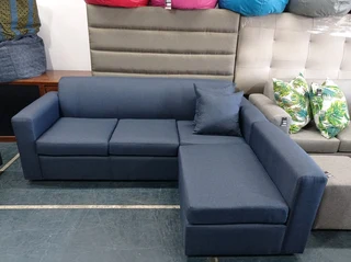 L-shaped on sale- extended armrest couch