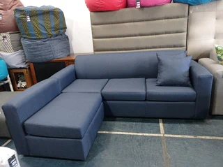 L-shaped on sale- extended armrest couch