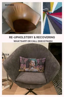 Chair reupholstery