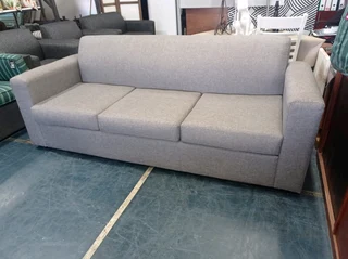 Three seater couch, grey
